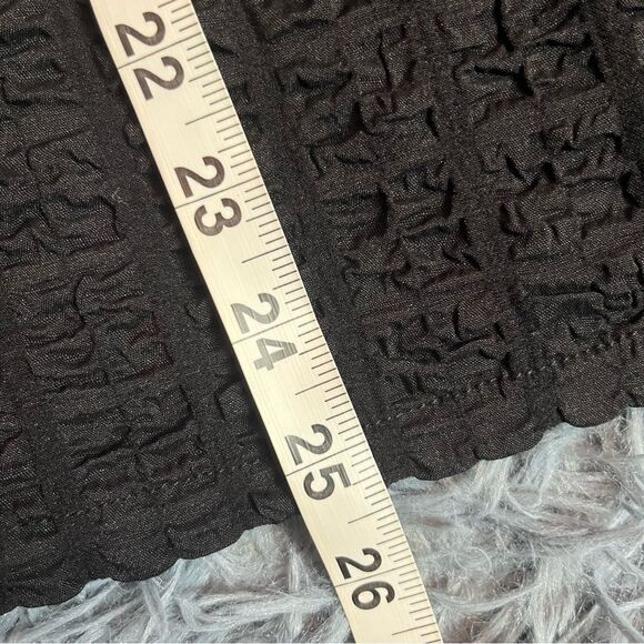 Habitat Black Lagenlook Pucker Weave Pullover Size XL - Picture 5 of 6